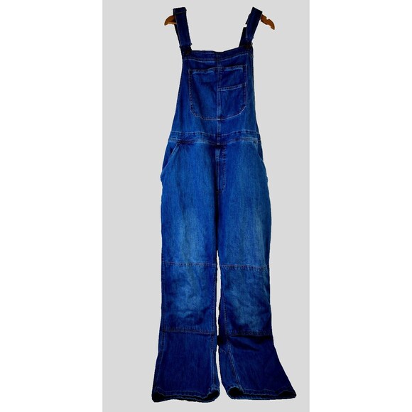Blue Mountaiin Blue Jean Overalls Big Tall Men 3X Distressed Western Chore Work - Picture 1 of 15